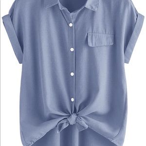Blue blouse size xxl brand new tags still on